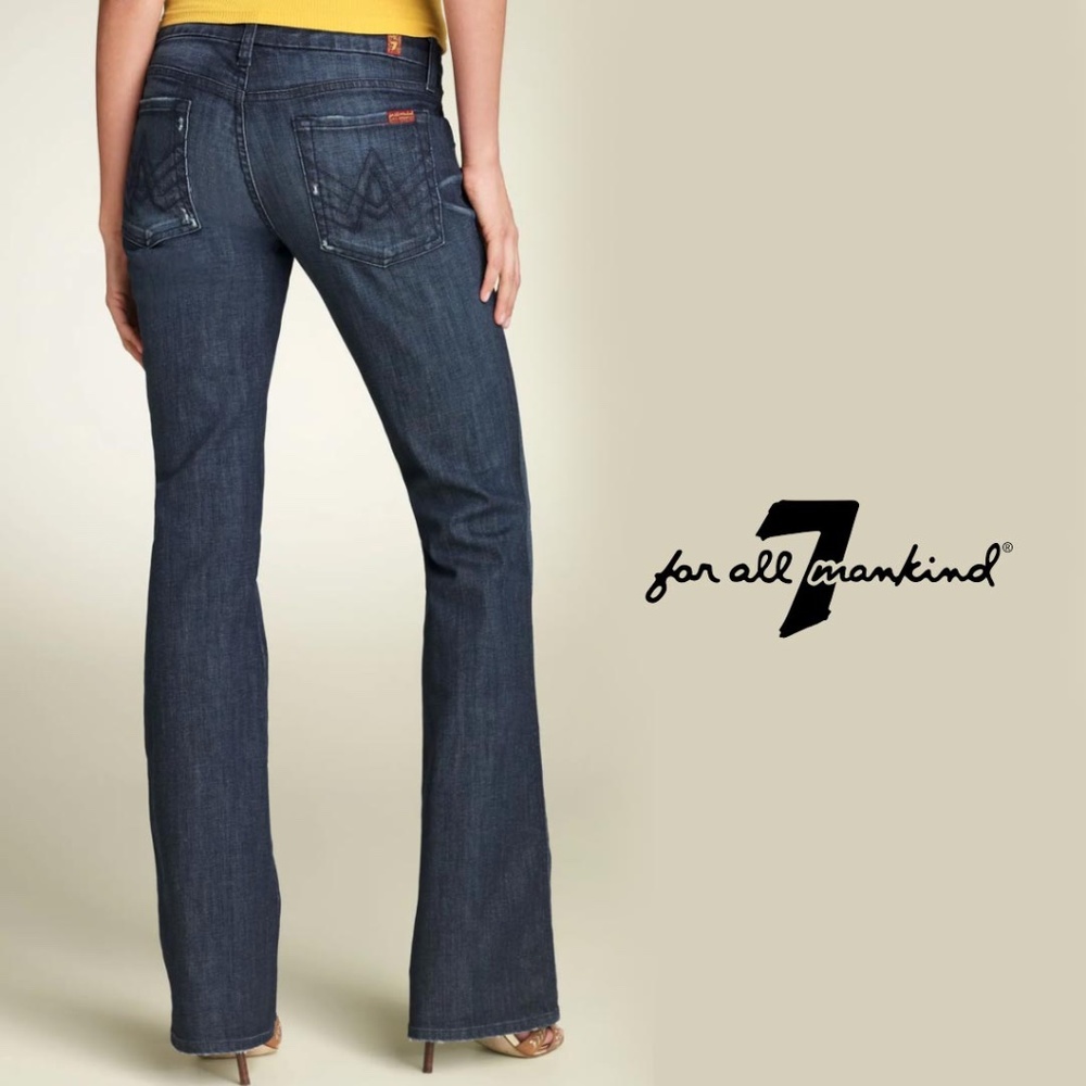 7FAM "A" Pocket Low Rise Bootcut Jean